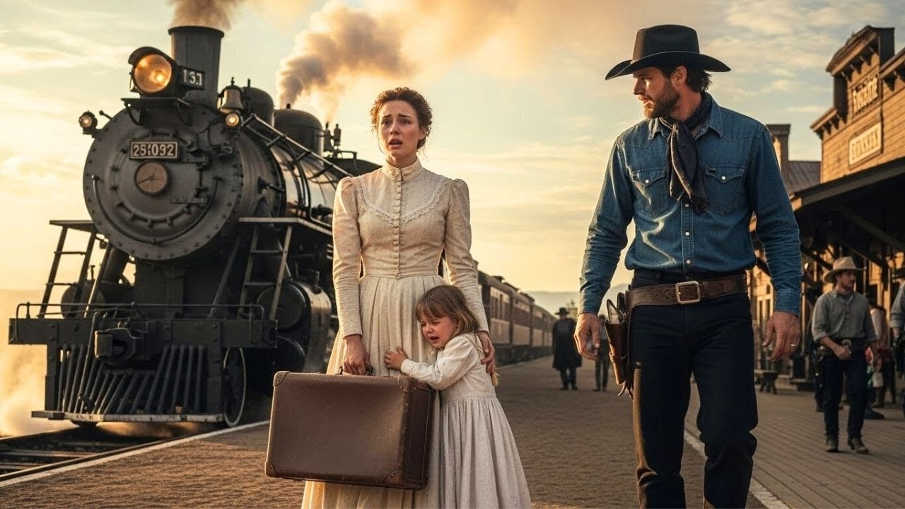 Mail Order Bride Got Off at the Wrong Station — Until a Cowboy’s Little Girl Ran Crying “Mama”