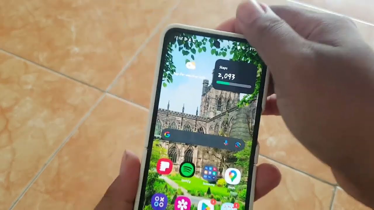 Microsoft 365: How to Change Line Spacing in Word Document on Android Phone (Galaxy Z Flip 5)