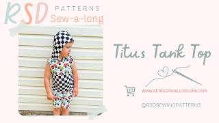 Titus Tank Top Sew Along: Retro Sparkle Designs