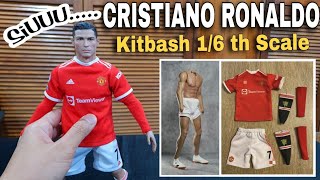 Siuuu Cristiano Ronaldo Kitbash 16 Scale Use Aks Studio Soccer Male Body