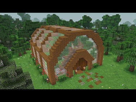Minecraft Greenhouse Tutorial | Minecraft Build Ideas