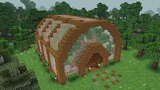 Minecraft Greenhouse Tutorial | Minecraft Build Ideas