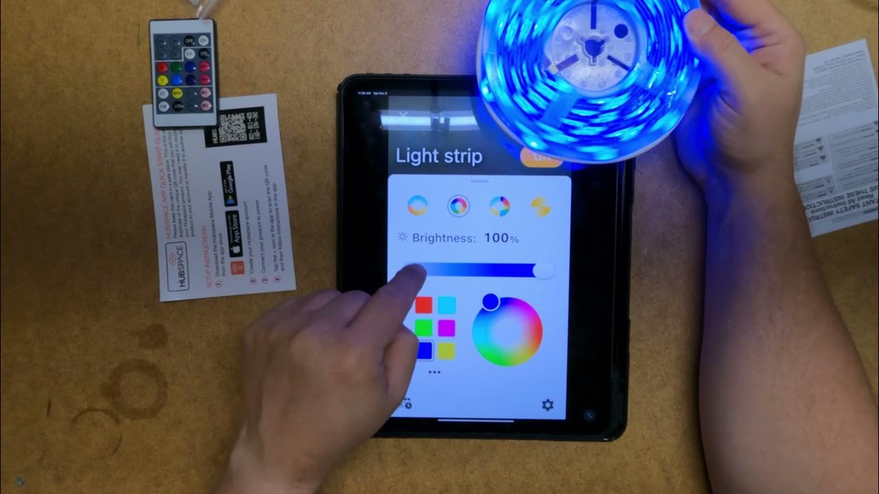 Setting up the Ecosmart Smart Tunable Tape Light using Hubspace YouTube