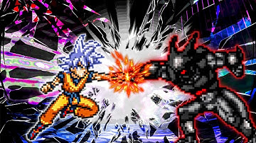 Goku Blizzard V3 OP (all form) (New) VS Archon OP in Mugen