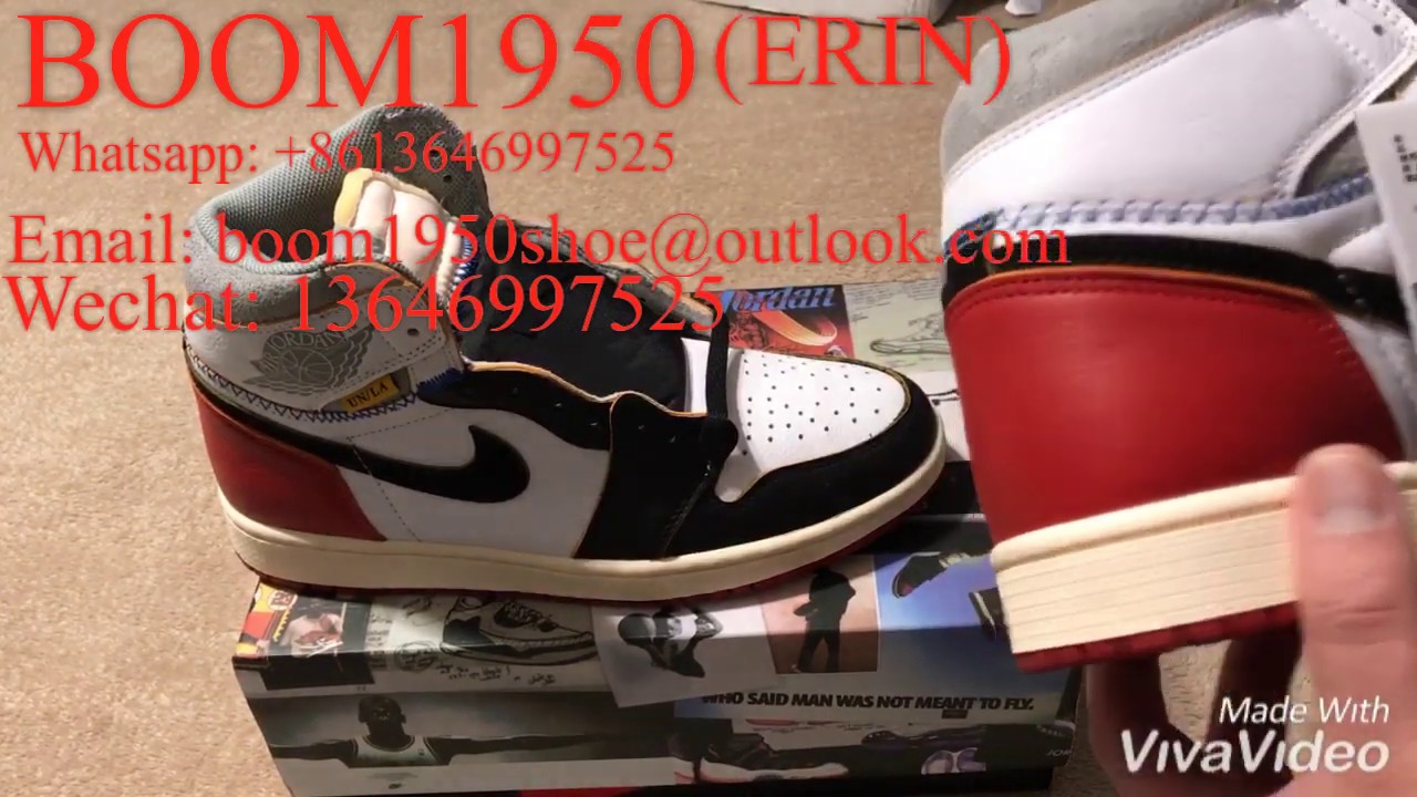 jordan 1 union replica unboxing - YouTube