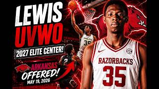 Lewis Uvwo To Arkansas?! Elite 2027 Shot Blocking MONSTER Breakdown 🐗
