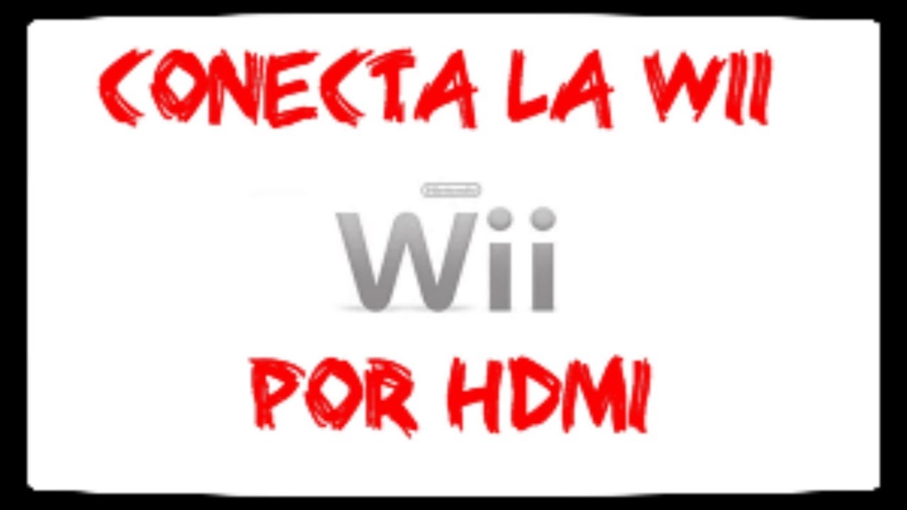 Como conectar la Wii por HDMI - YouTube