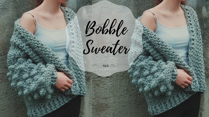 Get Cozy with a Crochet Oversized Bobble Sweater