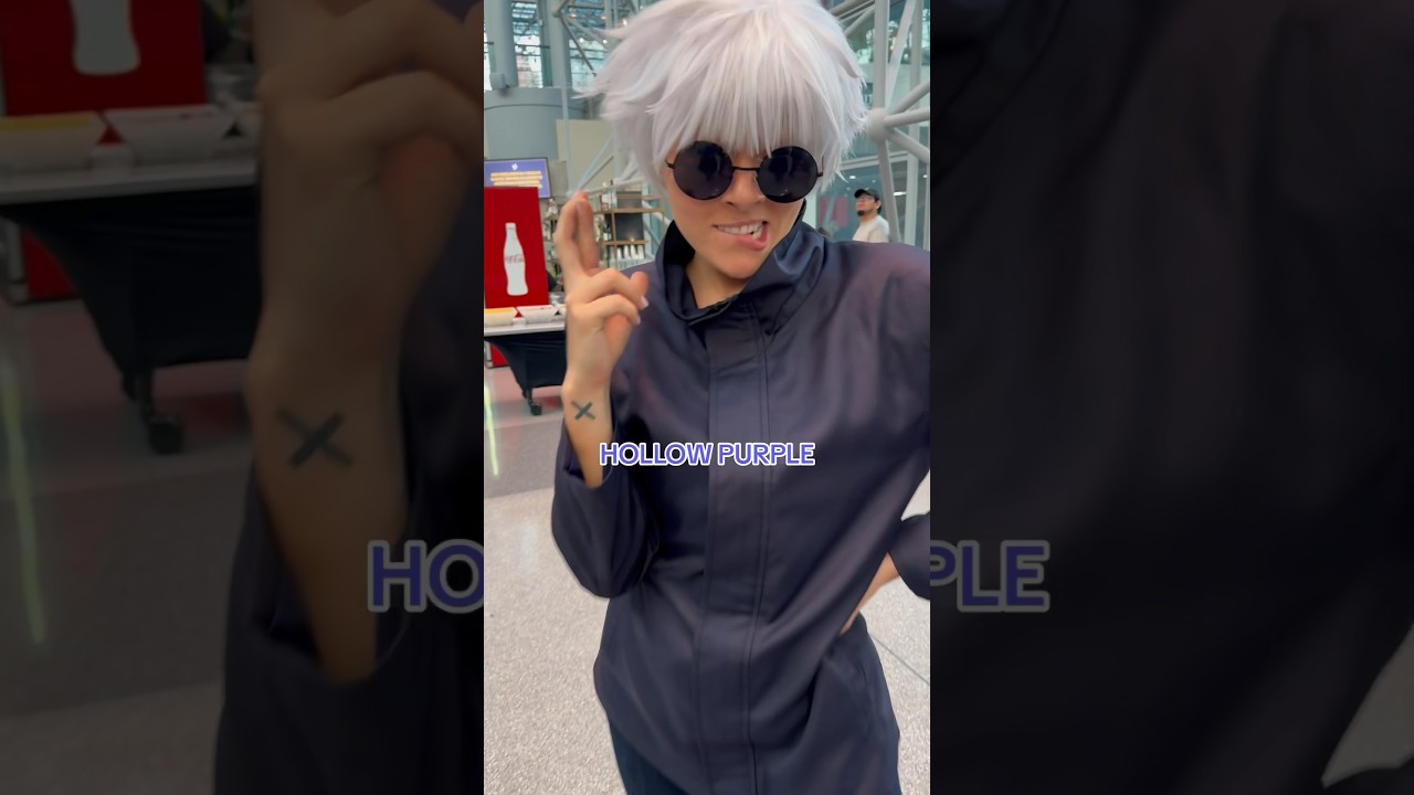 Gojo explains Hollow Purple 💜 #jujutsukaisen #anime #cosplay #jjk #gojosatoru