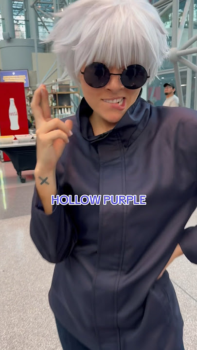 Gojo explains Hollow Purple 💜 #jujutsukaisen #anime #cosplay #jjk #gojosatoru