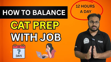 How to Ace CAT Preparation While Working a Full-Time Job | 12 Hour Job Still Completing every target