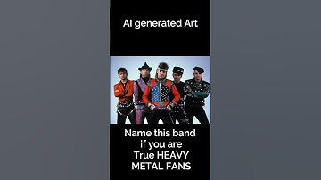 Name this band if you are True HEAVY METAL FANS- Ai art