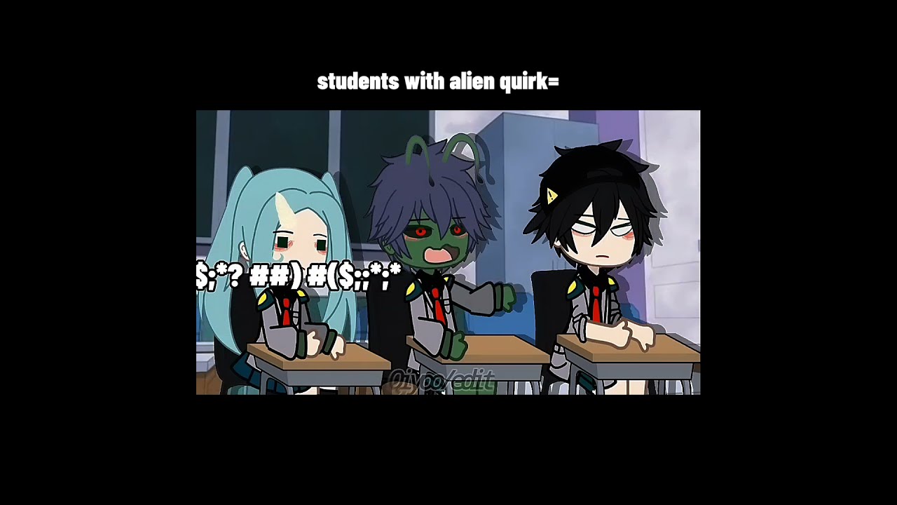  Teacher Deku Very Confused Gacha Mhacommunity Izukumidoriya Kota Izumi Eri Alien Fyp