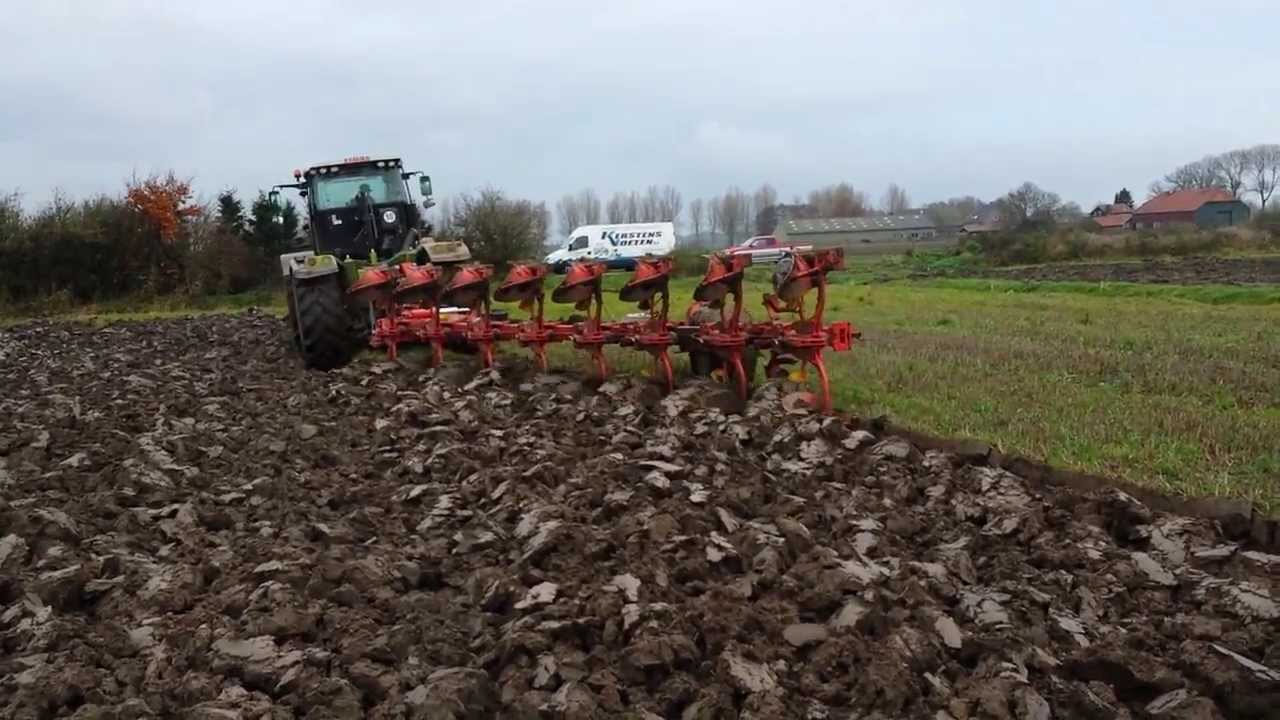 Claas Xerion + Potting Servo 6.50 8 schaar Demo Kerstens Voeten B.V. Roosendaal deel 2
