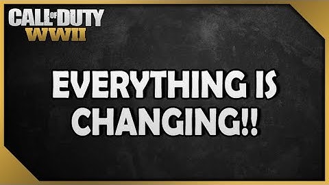 CoD WWII - The Biggest Update Ever! (Divisions Overhaul, Unlimited Sprint, and MUCH MORE!!)