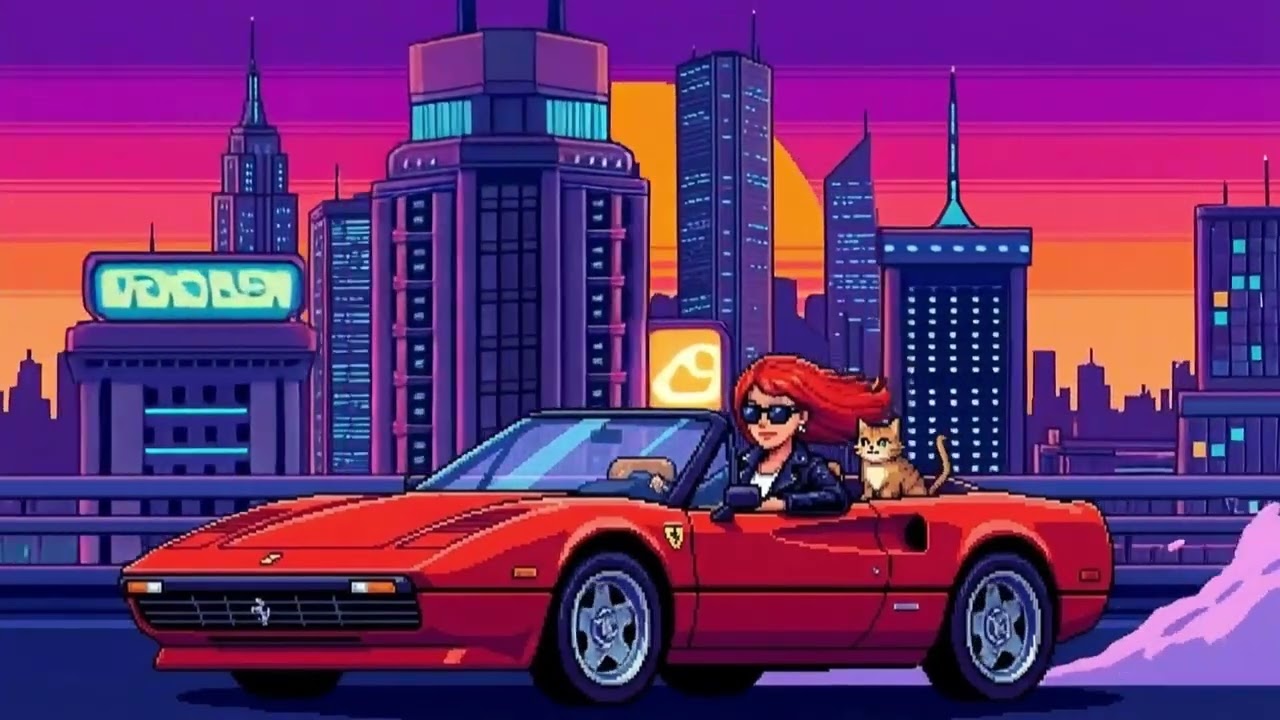 8-Bit Sunset Drive 🌴🚗 | Synthwave • Retrowave • Chill Mix