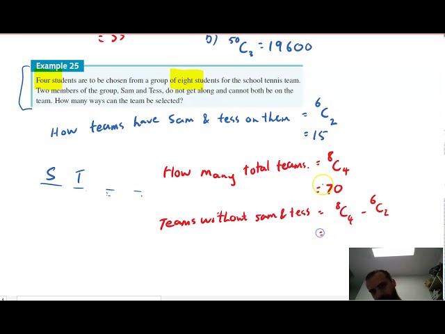 Combinations with restrictions