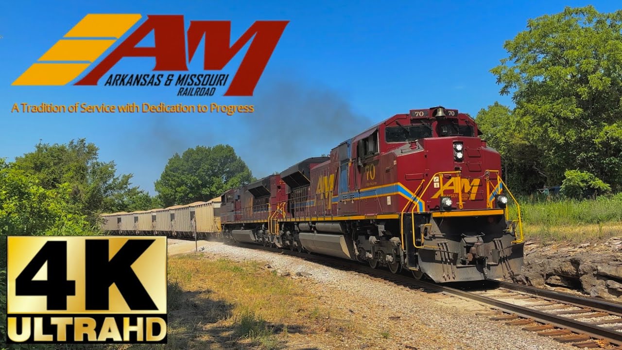 |4K| Arkansas and Missouri RR | Mainline Freight with Rare Finds