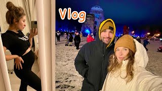 картинка: Начало 3 триместра 🤰🏽сколько набрала 🐹Завершение праздников | покупки | поехали в Кронштадт🎊VLOG