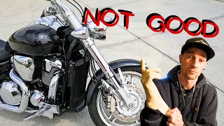 Honda VTX1800| Clutch Fluid Change & Throttle Cable Adjustment - I Cant Believe This Wasn't Done