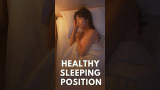 Healthy sleeping Position! #yoga #yogagirl #yogapractice #sleeping #youtubeshorts #shorts #yogi