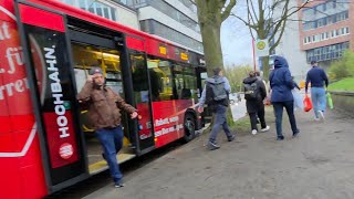 HOCHBAHN BUS 160 in Rothenburgsort Hamburg, Deutschland 🇩🇪