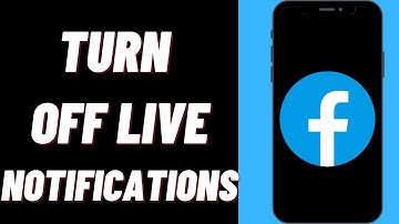 How To Turn Off Live Notifications on Facebook on iPhone