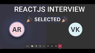 ReactJs Interview 2 years experience | 🎉 Selected | ReactJs & JavaScript 🔥