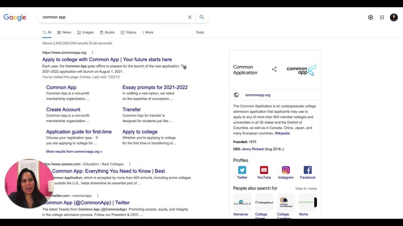How To Fill The Common App - YouTube