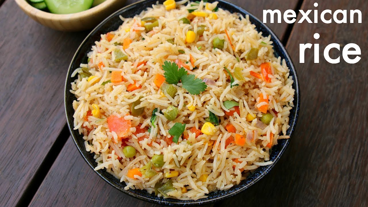 mexican rice recipe | मैक्सिकन चावल | easy lunch box recipes | kids tiffin box recipe | Hebbar | Hebbars Kitchen