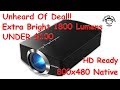 Unheard of deal on an 1600  1800 lumens projector the goodee yg500 mini portable projector review