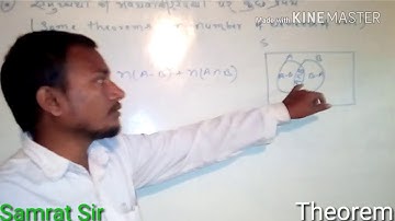 Some theorems on numbers of elements of sets , 1 January 2018 # Deepak kumar Samrat Sir