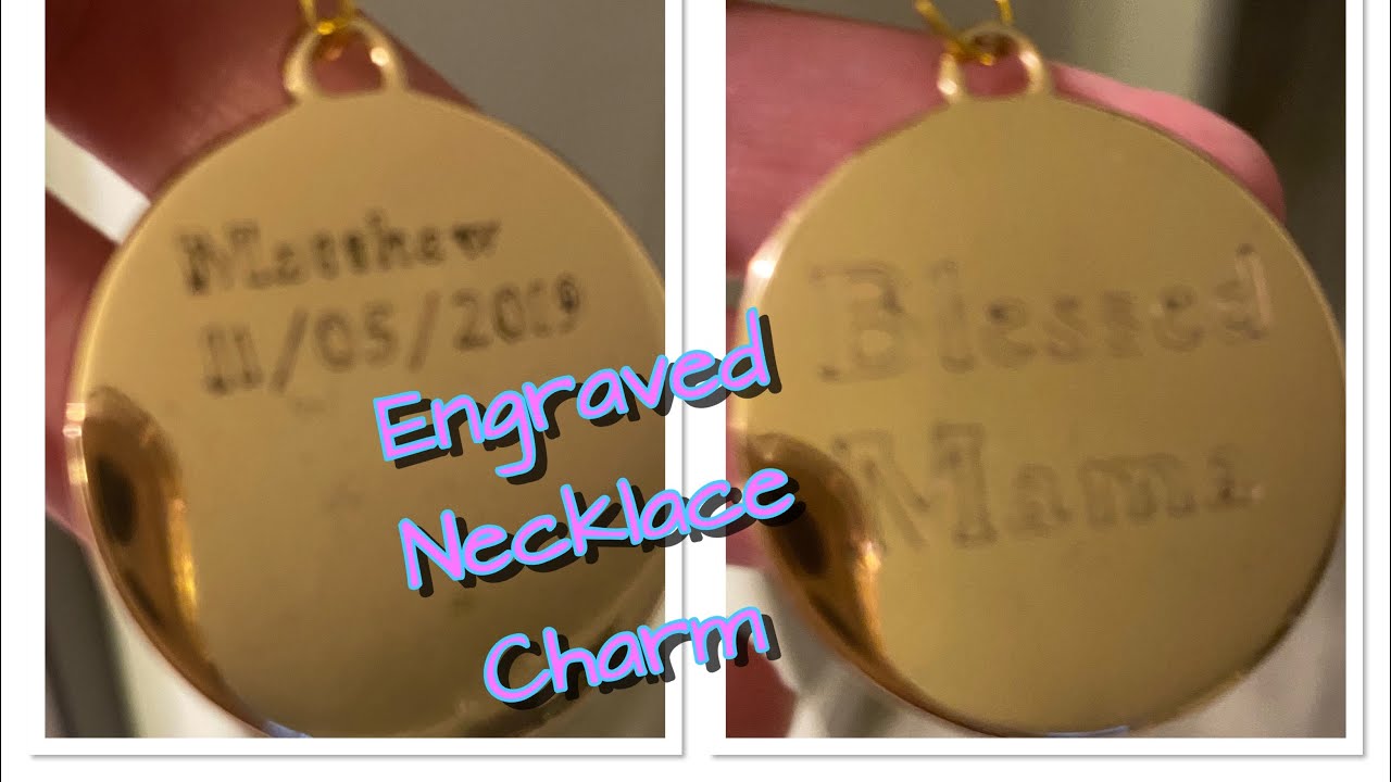 Engraved Charm Bracelet  Cricut Maker Engraving Tip