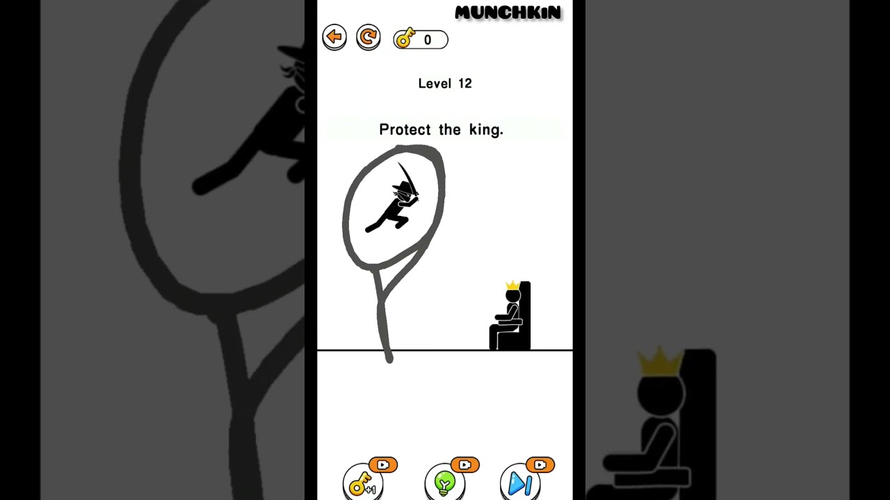 DRAW 2 SAVE 3 (Main) Level 12 Protect the king. 👑 