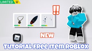 TUTORIAL FREE ITEM DI ROBLOX 2025‼️😍 || ROBLOX INDONESIA