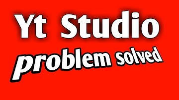 YT Studio crash problem | Yt Studio apne Aap band ho raha hai