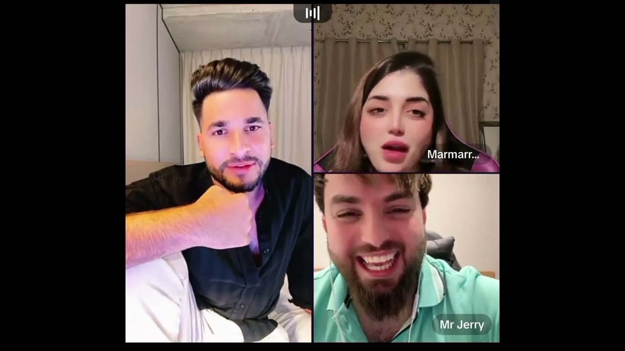 waliullah very funny tik tok live with Jerry 