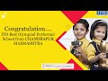 Ito best olympiad performer school from chandrapurmahrashtra