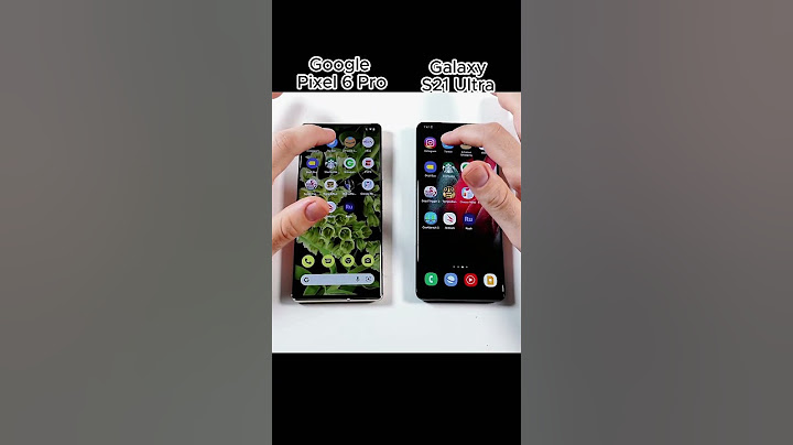 Google Pixel 6 Pro vs Galaxy S21 Ultra Speed Test!