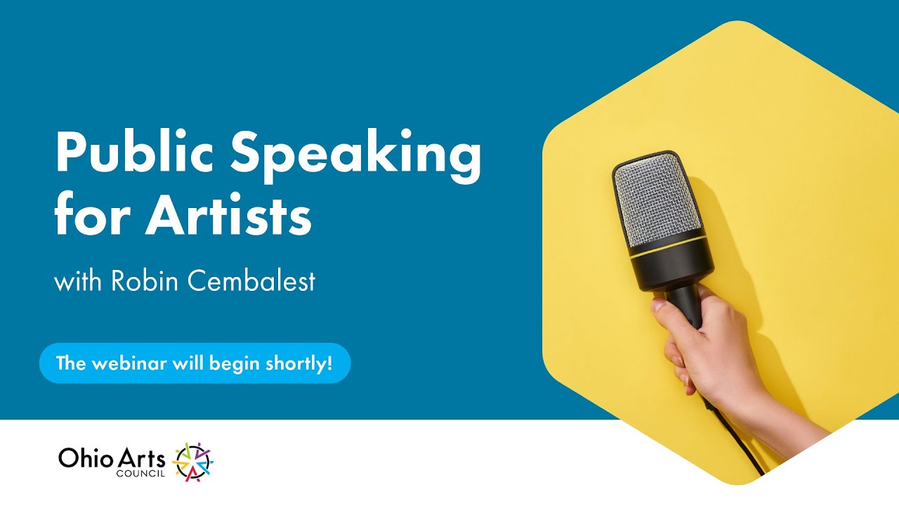Public Speaking for Artists