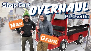 Taylor Dunn Industrial Golf Cart OVERHAUL - Shop Cart Transformation pt. 1