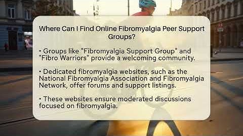 Where Can I Find Online Fibromyalgia Peer Support Groups? | Fibromyalgia Wellness Channel
