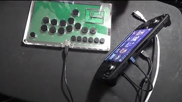 B1-PC Ultra-Thin All Buttons Arcade Joystick on Steam Deck