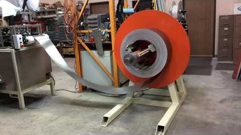 Uncoiler with Laser Loop Control