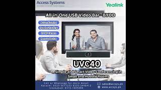 Yealink Uvc40 All-In-One Usb Video Bar Byod