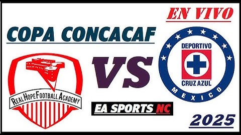 🔴Real Hope perdió 0-2 con Cruz Azul - Liga de Campeones Concacaf / por EA SPORTS NC