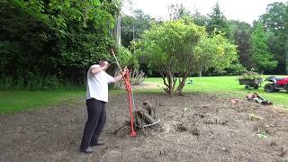 Farm Jack Collapses Whilst Trying to Lift a Stump - I have the load way too high on the jack!