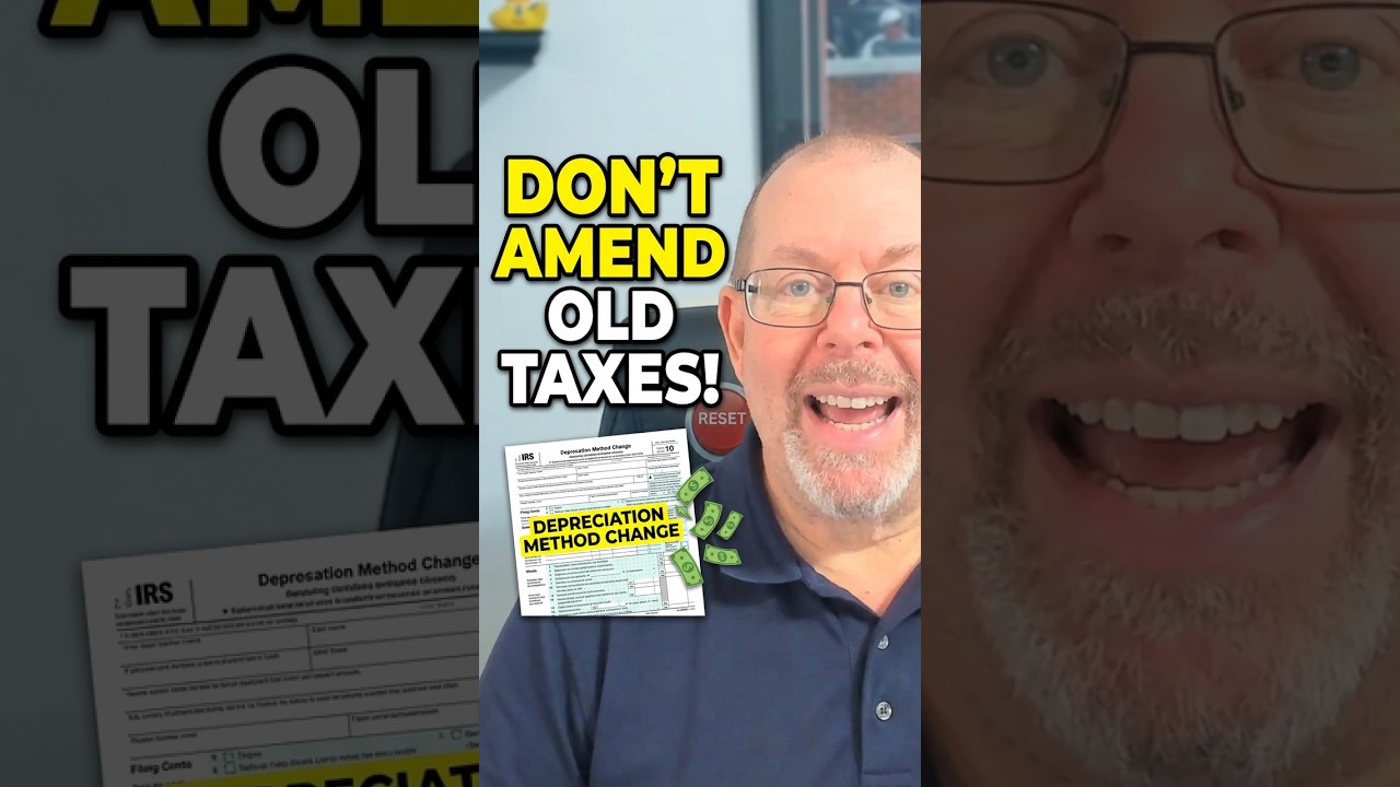 Change Depreciation Methods Without Amending #taxes #smallbusiness #finance