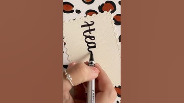 Front Page Idea: Health💝#NhuanDaoCalligraphy #Calligraphy #HandLettering #Lettering #shorts