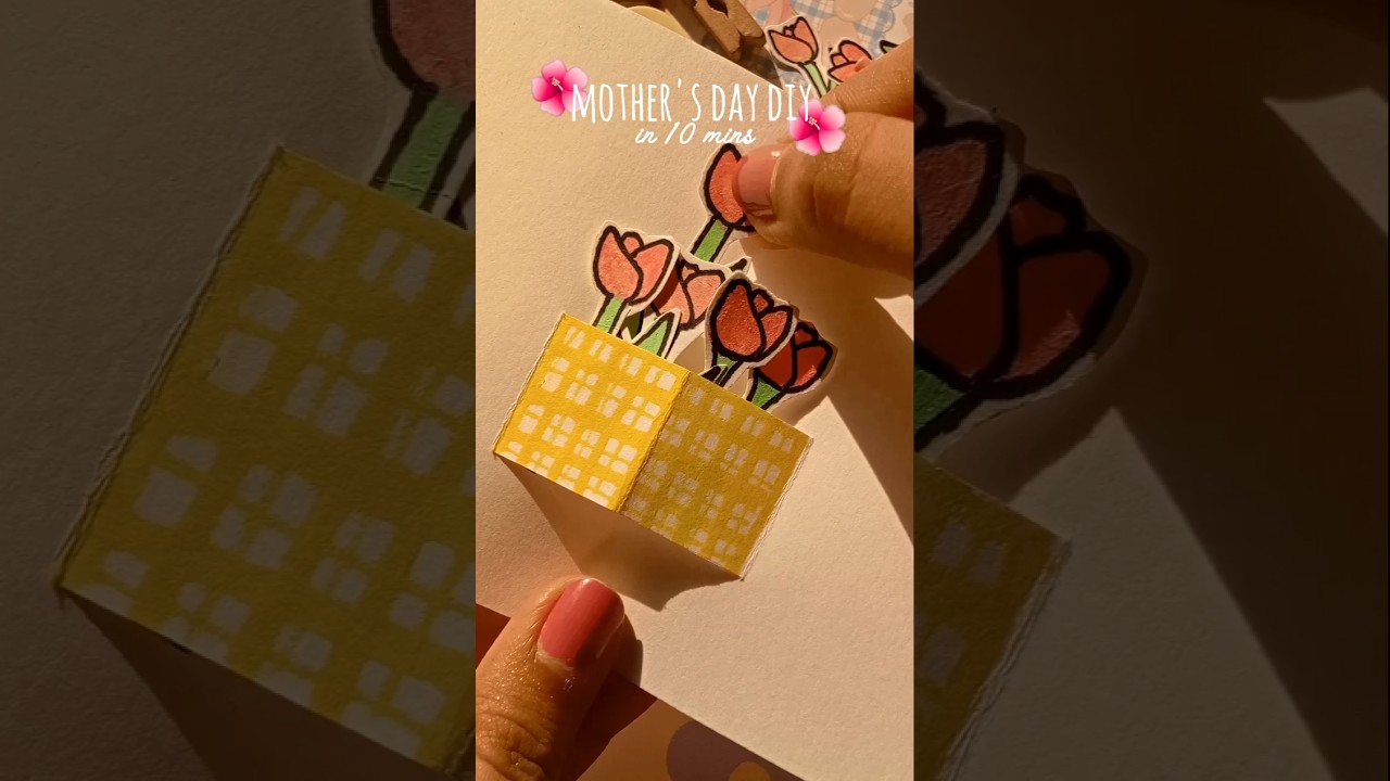 DIY flower basket for mother's day❤️ 